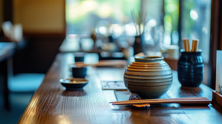 Experience an intimate Shabu Shabu dining setting that blends cozy ambiance with traditional decor, perfect for enjoying flavorful Japanese cuisine with friends or loved ones.の素材