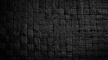 A subtle, textured black fabric serves as a perfect backdrop for various design projects. Ideal for fashion, photography, and artistic endeavors.の素材