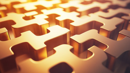 Discover a luxurious golden surface featuring a mesmerizing 3D glowing texture, perfect for creative projects and modern designs that exude elegance.の素材