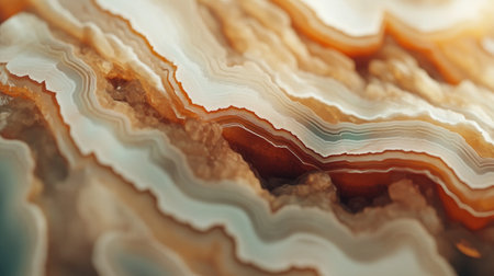 Explore the intricate patterns of natural stone featuring smooth waves and vibrant colors. Ideal for backgrounds, designs, and artistic projects.の素材