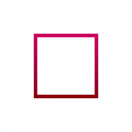 This vibrant square frame features gradient edges, perfect for adding a touch of modern elegance to any creative project or design needs.の素材
