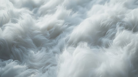 This soft and fluffy white texture background features a serene and cozy appearance, perfect for adding warmth and elegance to various design projects. Ideal for thematic concepts.の素材