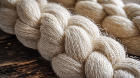 Explore the intricate detail of natural braided fibers in this close-up, showcasing texture and craftsmanship ideal for creative projects and designs.の素材