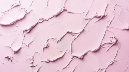 A captivating soft pink plaster wall featuring artistic texture and light reliefs, perfect for modern interiors or creative projects that seek elegance.の素材