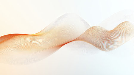 This captivating abstract design features flowing golden elements, showcasing smooth waves that evoke elegance and creativity. Perfect for modern decor.の素材