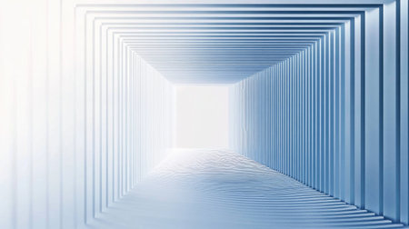 This abstract blue geometric design features refined vector elements, creating a modern and spacious environment that evokes depth and tranquility. Perfect for creative projects.の素材