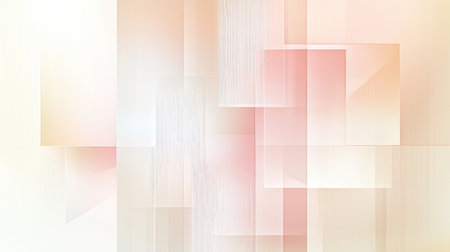 This image features a soft subtle gradient with abstract squares, creating a harmonious and modern design ideal for backgrounds and artistic projects.の素材