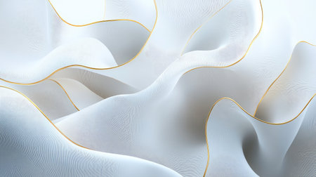 Experience a modern abstract background featuring soft, flowing shapes and elegant lines. Perfect for design projects needing a touch of sophistication and serenity.の素材