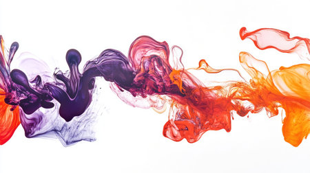 Explore a stunning abstract image featuring vibrant swirls of color. The fluid motion and bright hues create an eye-catching visual that inspires creativity and aesthetic appreciation.の素材