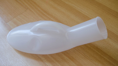 the urine bottle.の写真素材