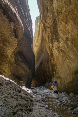 Valli Cupe canyon near Sersale, Italyの写真素材