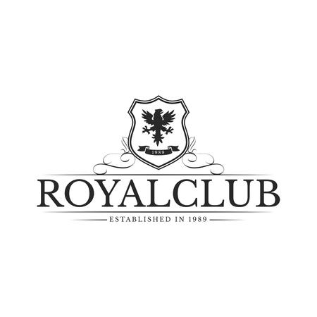 Vintage icon Luxury Companyのイラスト素材