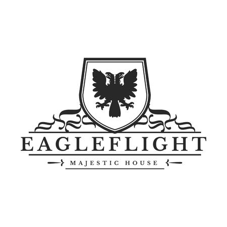 Vintage icon Luxury Companyのイラスト素材