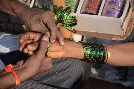 Bedecking womanのeditorial素材