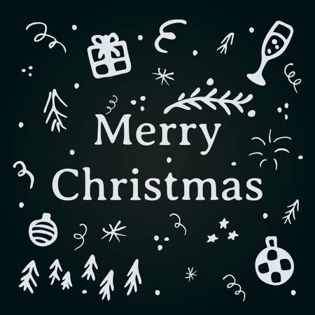 Seamless pattern with hand drawn cup of cocoa and marshmallows. Doodle style vector textures on colored background. For wallpaper, packaging, posters, cards or other design.のイラスト素材