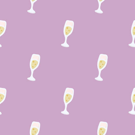 Hand drawn seamless patterns collection. Vector new year textures isolated on colored background. For wallpaper, packaging, posters, cards or other design.のイラスト素材