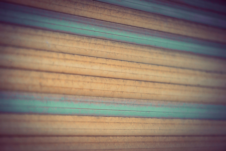 Colored and abstract closed shutterの写真素材
