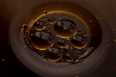 Water bubbles abstract