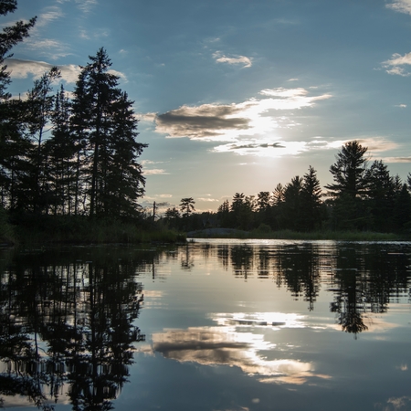 Lake of the Woods, Ontario, Canadaの写真素材