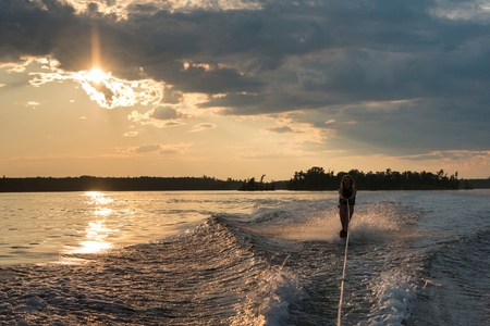 Lake of the Woods, Ontario, Canadaの写真素材