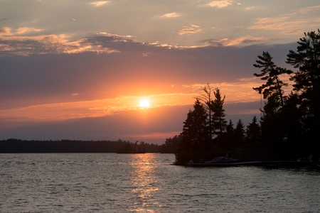 Lake of the Woods, Ontario, Canadaの写真素材