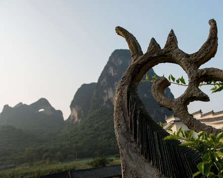 Yangshuo, Guilin, Guangxi, Chinaの写真素材