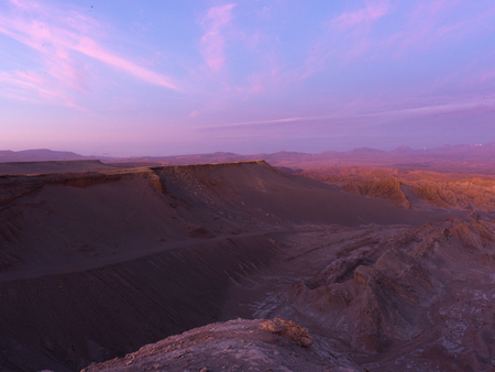 View of rocky landscape, Death Valley, San Pedro de Atacama, El Loa Province, Antofagasta Region, Chileの写真素材