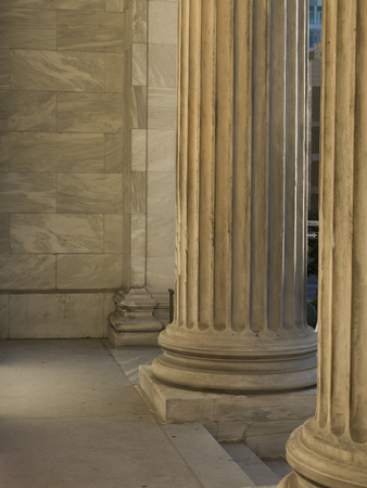 Columns at Montreal Museum of Fine Arts, Montreal, Quebec, Canadaのeditorial素材
