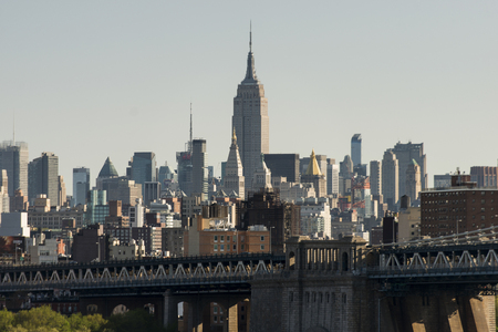 Manhattan Skyline, Manhattan, New York City, New York State, USAのeditorial素材