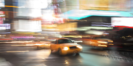 Cars moving on a streetの写真素材
