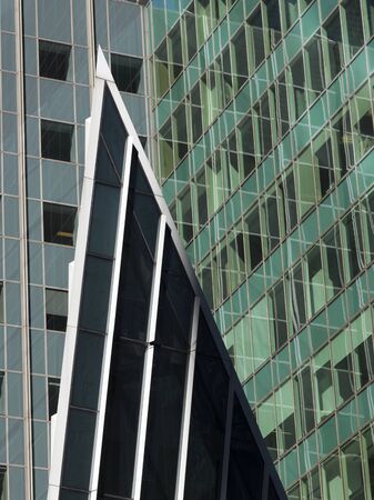 Skyscrapers in city, New York City, New York State, USAの写真素材