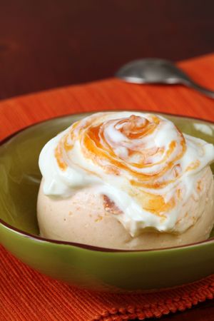 Apricot dessertの写真素材