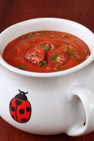 Tomato soupの写真素材