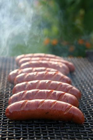 Sausage barbecueの写真素材