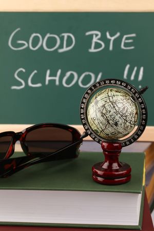 Good bye schoolの写真素材