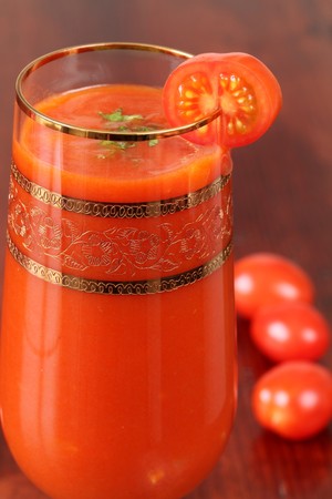 Tomato juice or Bloody Maryの写真素材