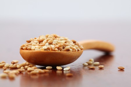 Roasted sesame seedsの写真素材