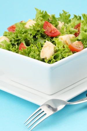 Chicken saladの写真素材