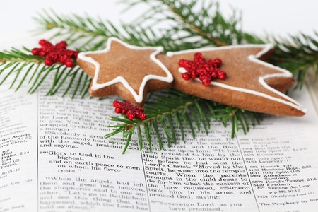 Christmas messageの写真素材