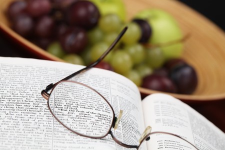Holy Bible open to Galatians 5. Focus on verse 22. Fruit of the Spirit.