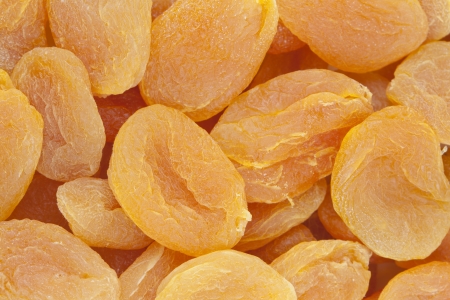 Background made from delicious sweet dried apricotsの写真素材