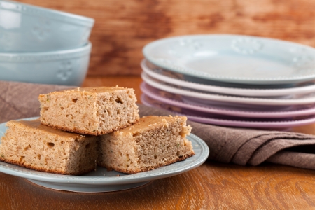 Healthy homemade spelt zucchini cake  の写真素材