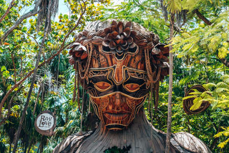 Creative Ven a La luz sculpture installed at beautiful resort Ahau