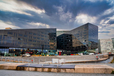 Exterior of Royal Institute of British Architecture RIBA Northの写真素材