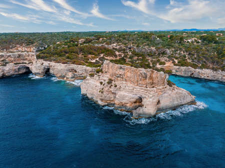 Top view of the sea bay. Sea bay panorama.の写真素材