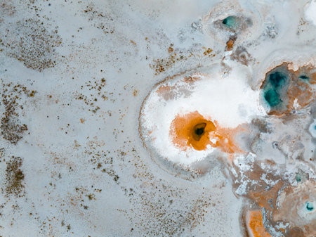 Upper Geyser Basin of Yellowstone National Park, Wyoming
