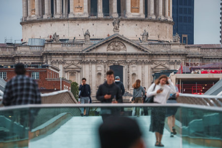 St Paul Cathedral in London, UKの写真素材