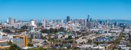The Painted Ladies of San Francisco, California, USA.の写真素材