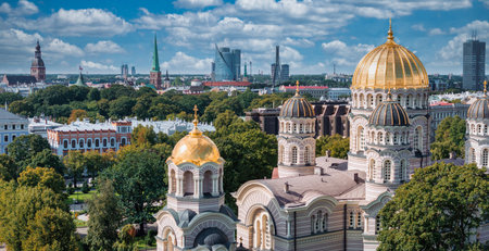 Cathedral of the Nativity of Christ in Riga, Latvia