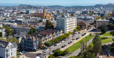 The Painted Ladies of San Francisco, California, USA.
